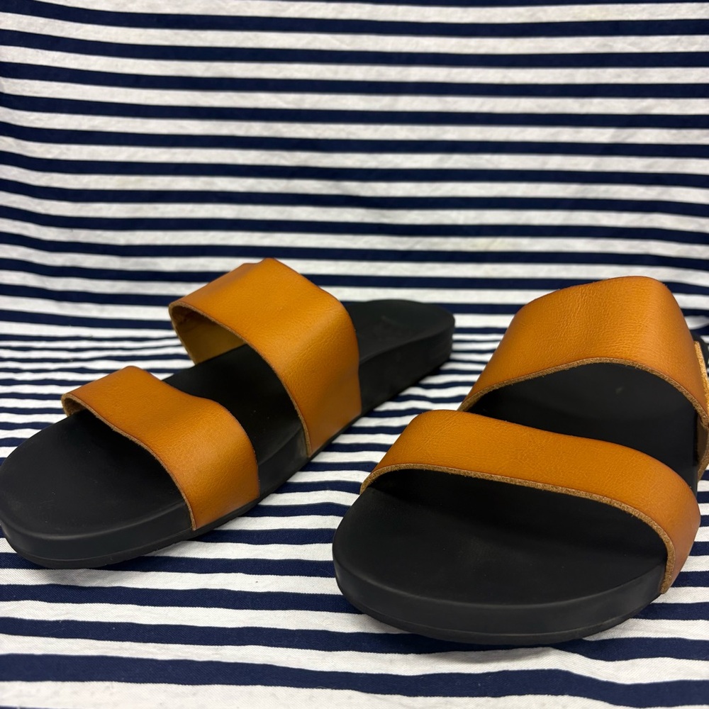 Women's Reef Brown & Black Cushion Vista Sandals Size 8 - Picture 2 of 9